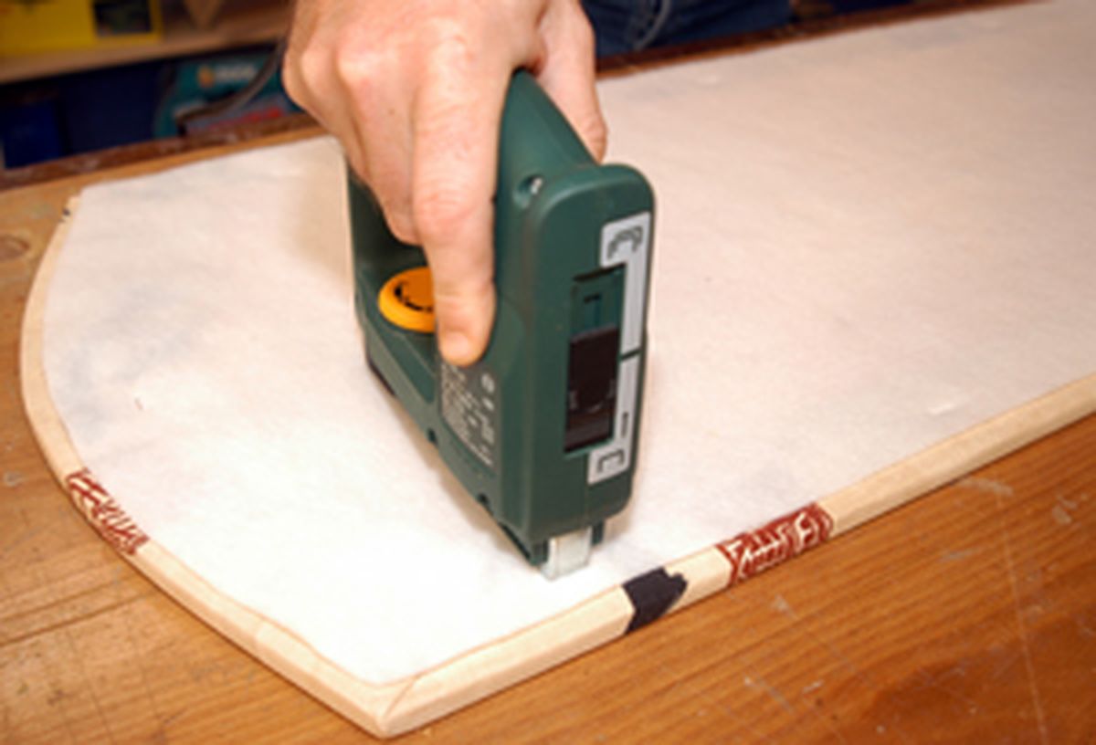 Biombo tapizado paso 7