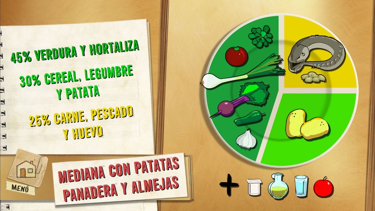 6151 1 Mediana con patatas panadera y almejas plato