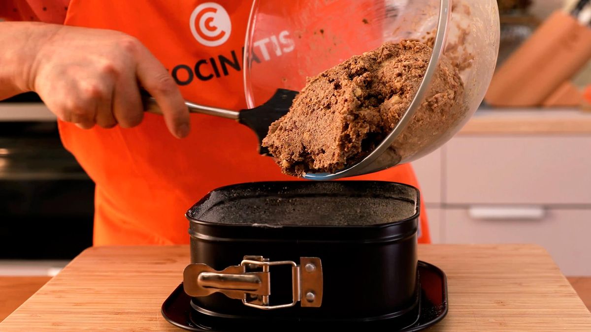 Pastel vegano de legumbres   paso 3