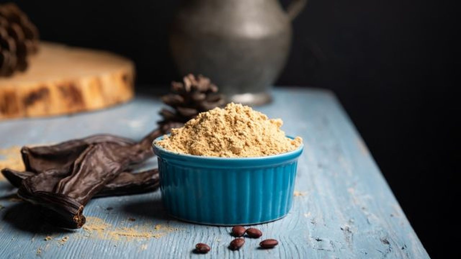 vainas de algarroba y polvo de algarroba vainas de algarroba y polvo de algarroba