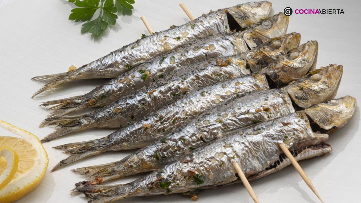 Sardinas con aceite de ajo y perejil