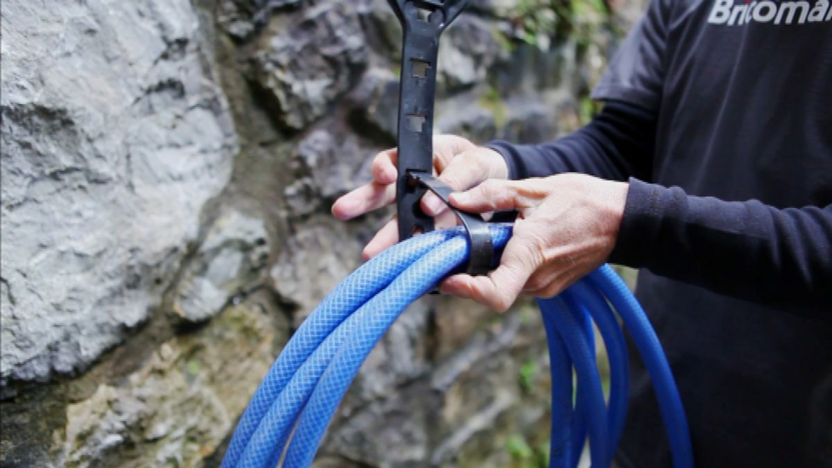 Enrolla manguera paso 6