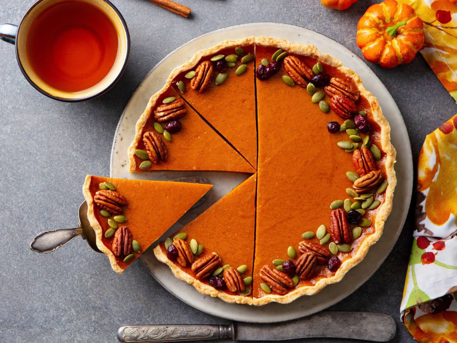 En Estados Unidos, el pumpkin pie es un clásico del Día de Acción de Gracias