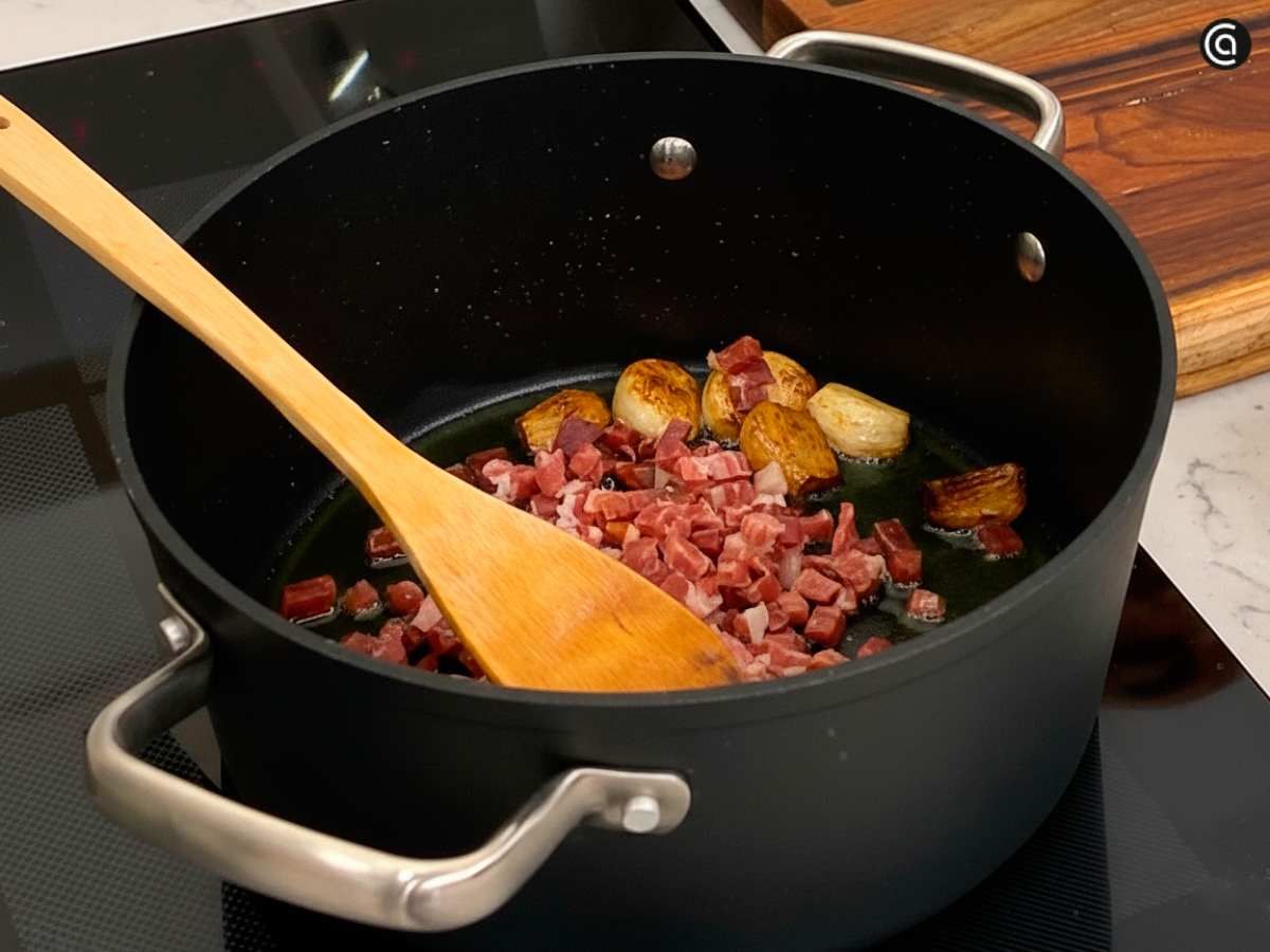 Dora los ajos y el jamón