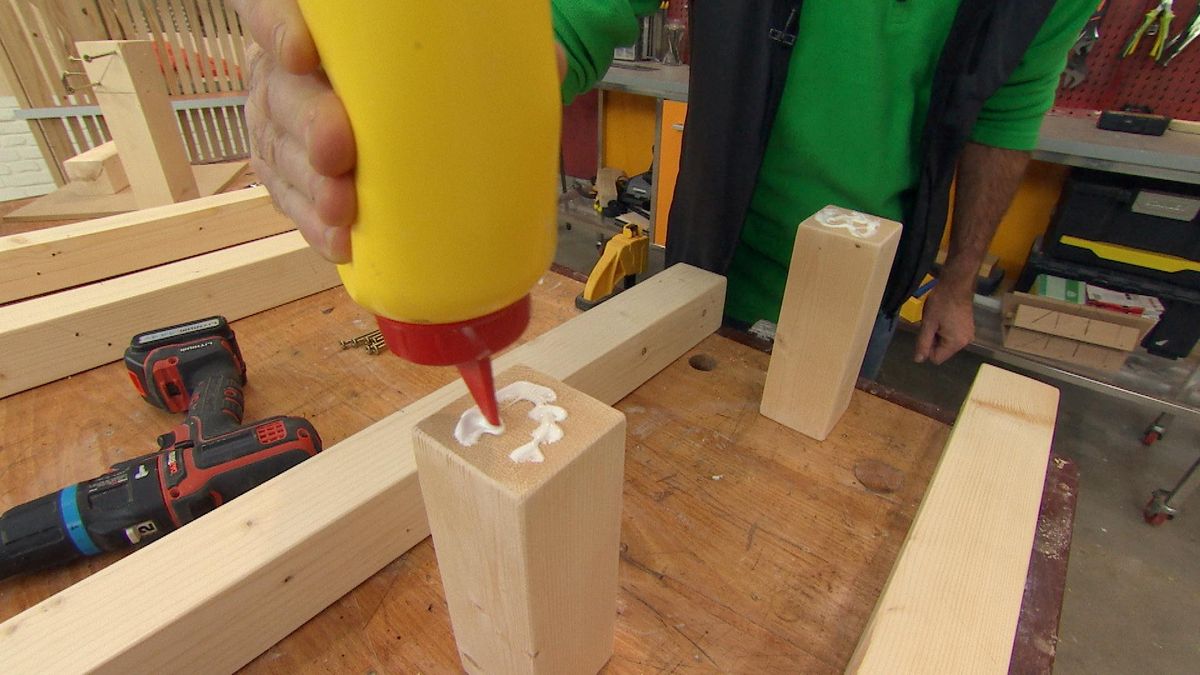 Taburete macizo paso 4