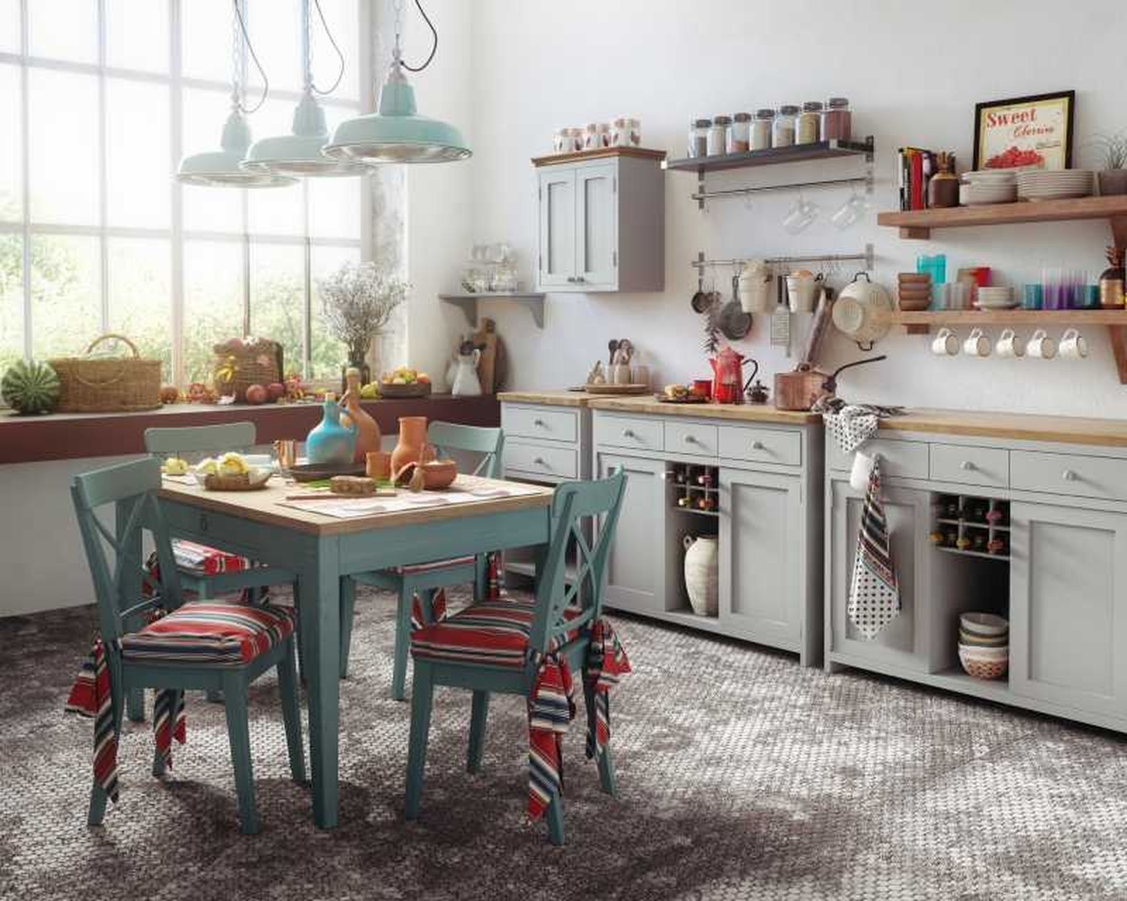 Cocina de estilo occidental. Cocina de estilo occidental.