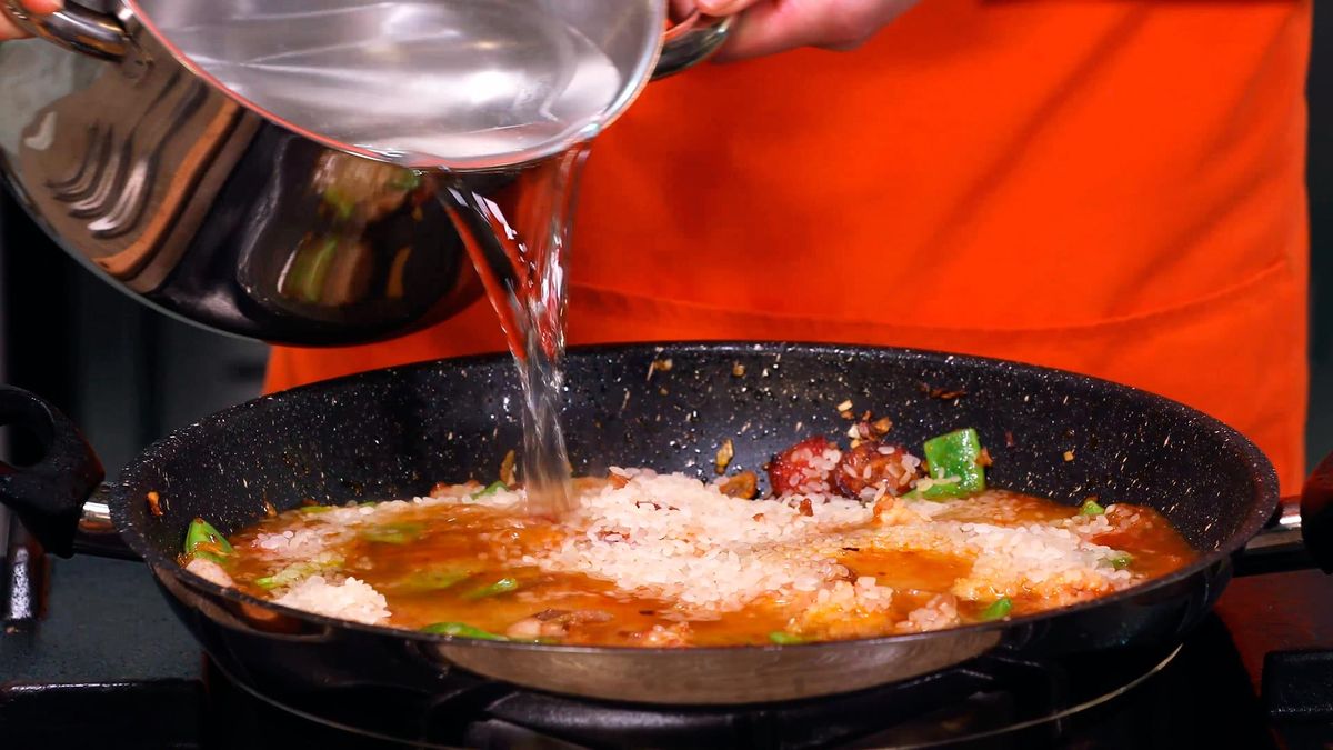 Receta de paella mixta   paso 4