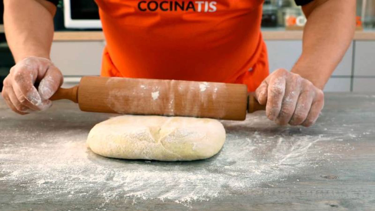 Receta de pan de jamón   Paso 3