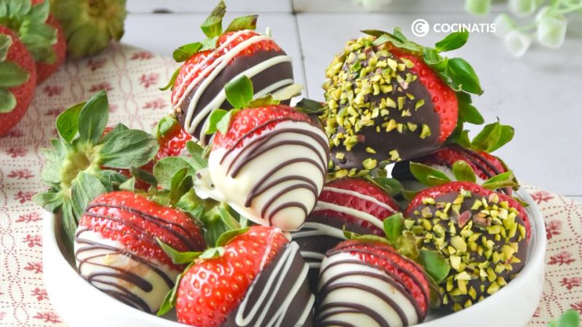 Fresas con chocolate