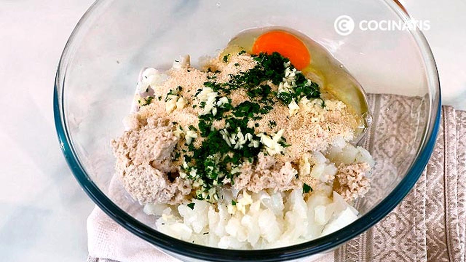 Receta de albóndigas de bacalao paso 2 Receta de albóndigas de bacalao paso 2