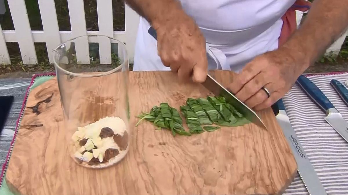 pesto de tomate y albahaca paso 4
