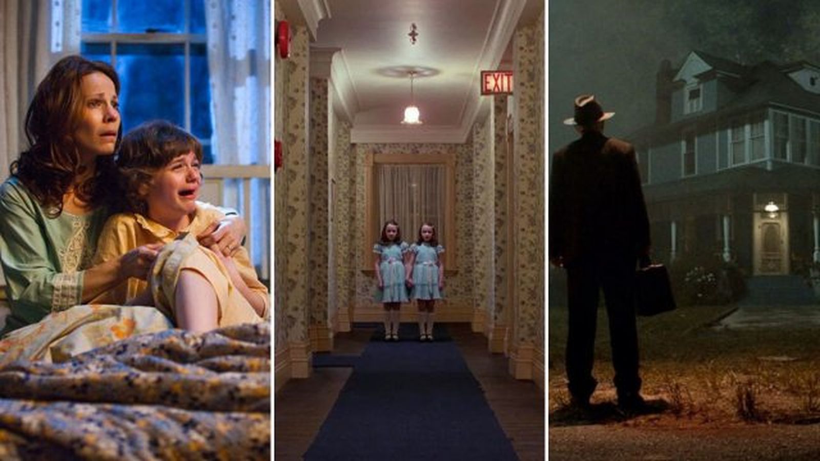 Tres escenas emblemáticas de películas de terror Tres escenas emblemáticas de películas de terror
