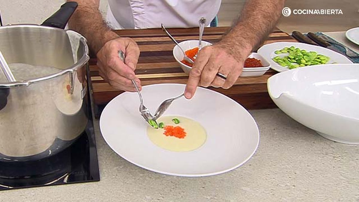 receta vichyssoise habitas ka paso 6