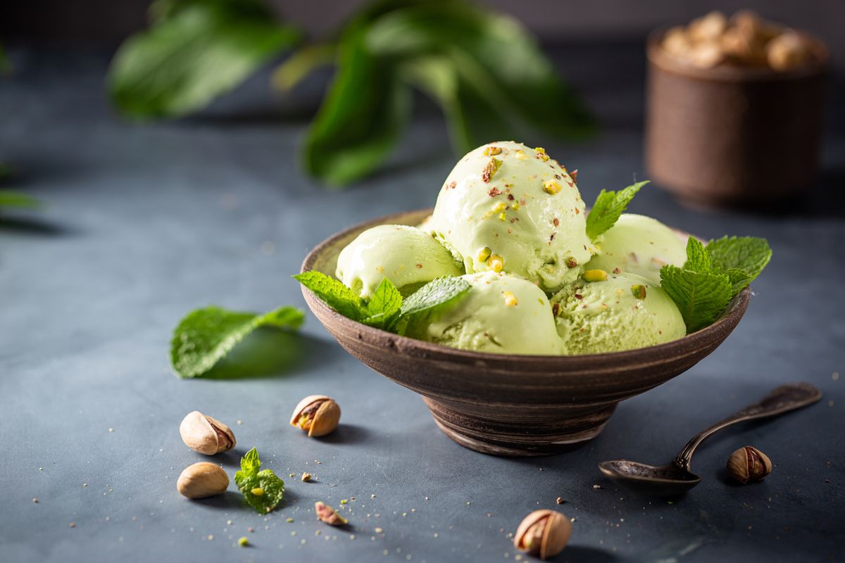helado pistacho