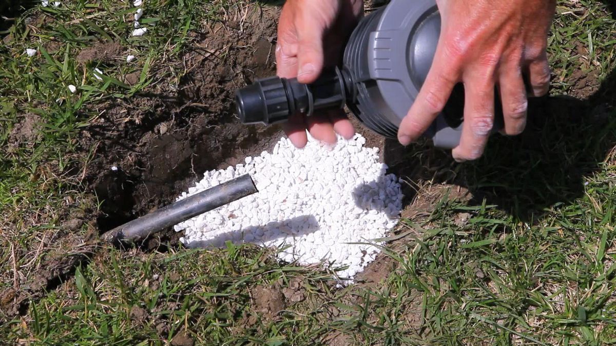 Toma de agua soterrada paso 6