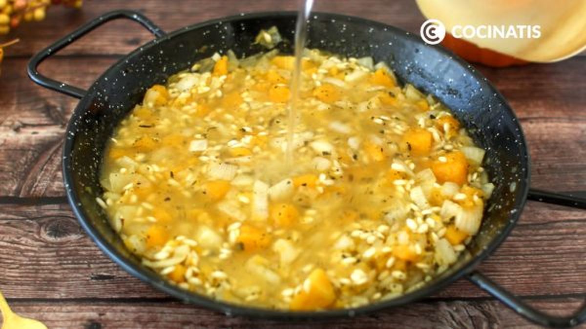receta risotto vegano de calabaza paso 4