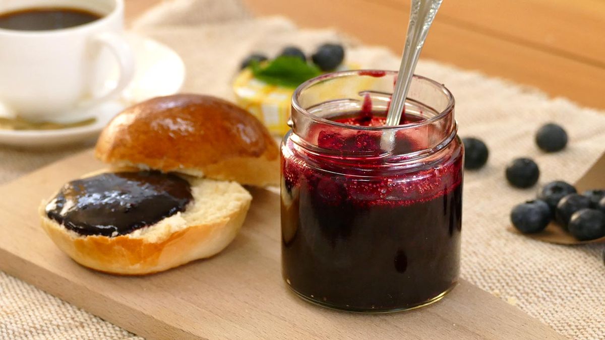 Mermelada de arándanos (sin azúcar)