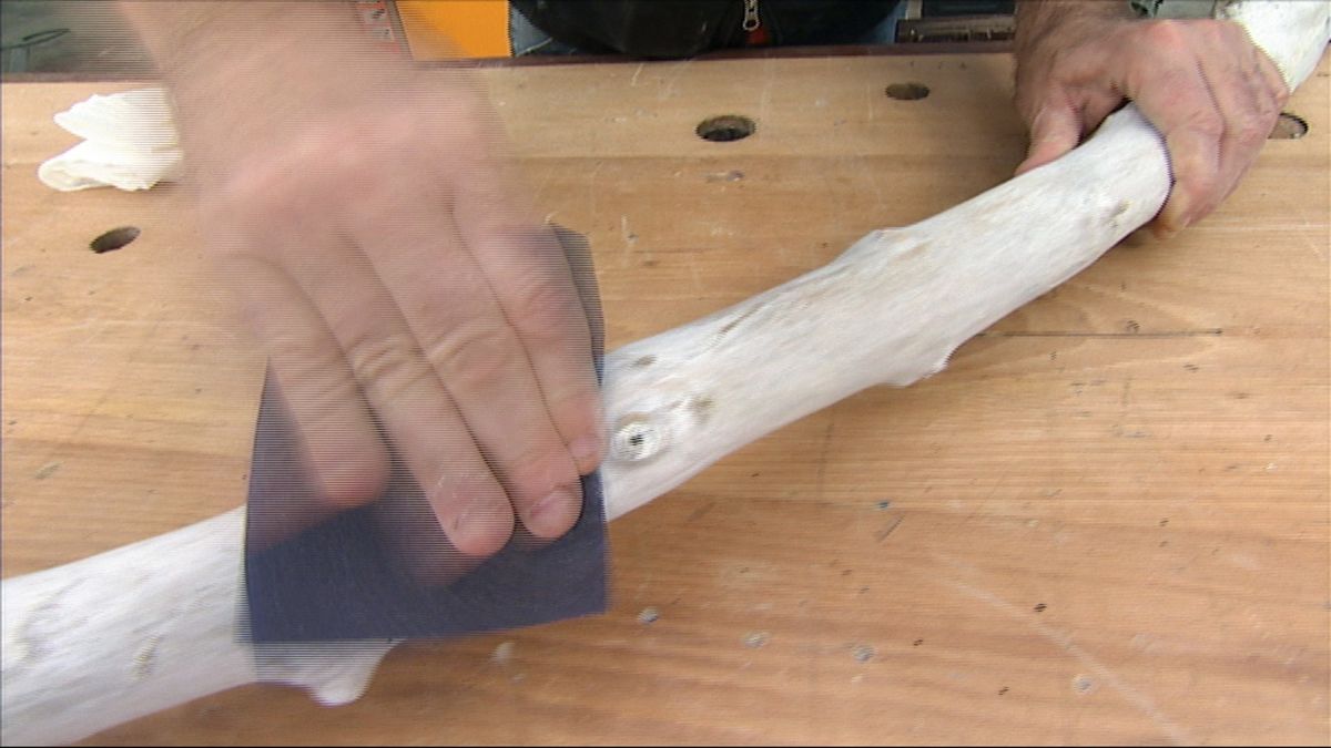 Tronco lámpara paso 13