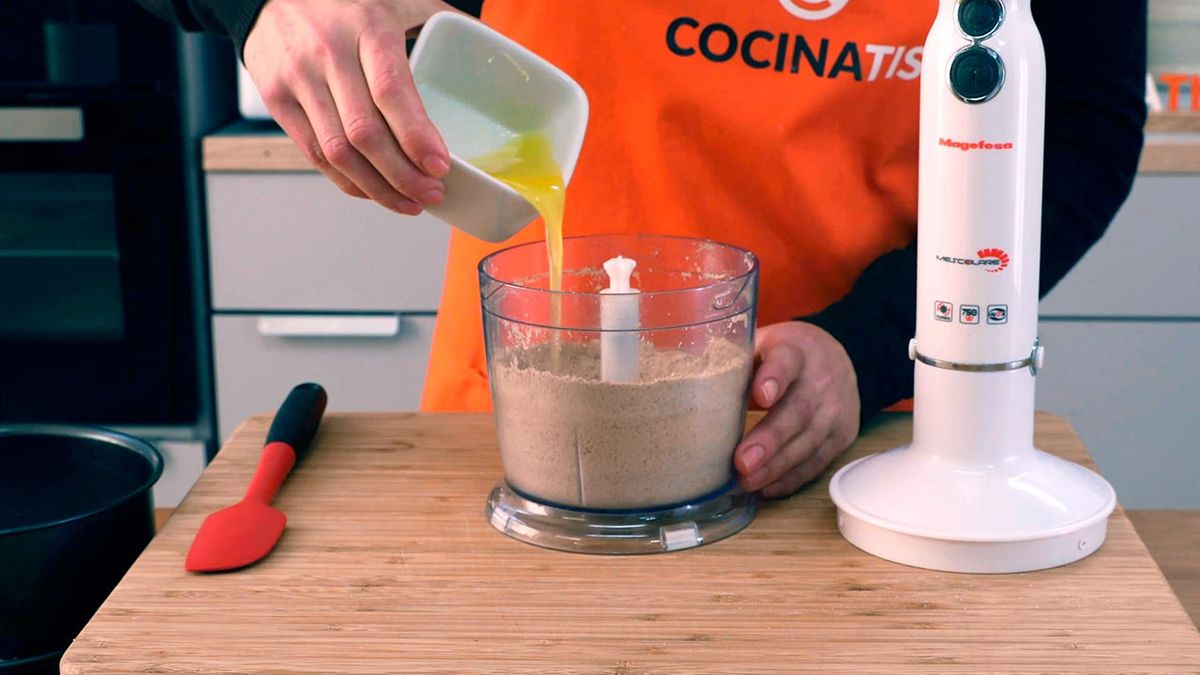 Receta de tarta mousse de turrón  paso 1