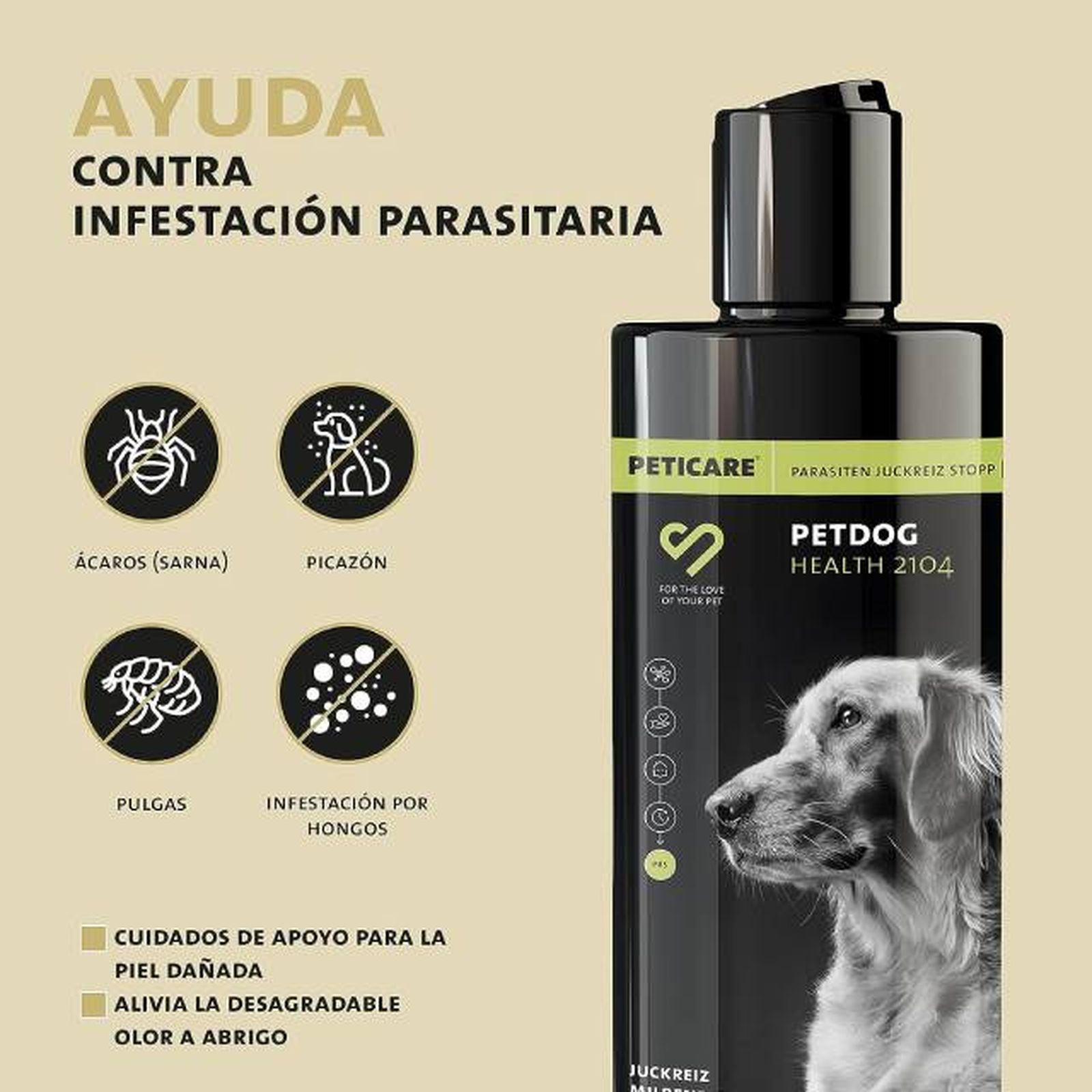 champu repelente insectos para perros Petdog champu repelente insectos para perros Petdog