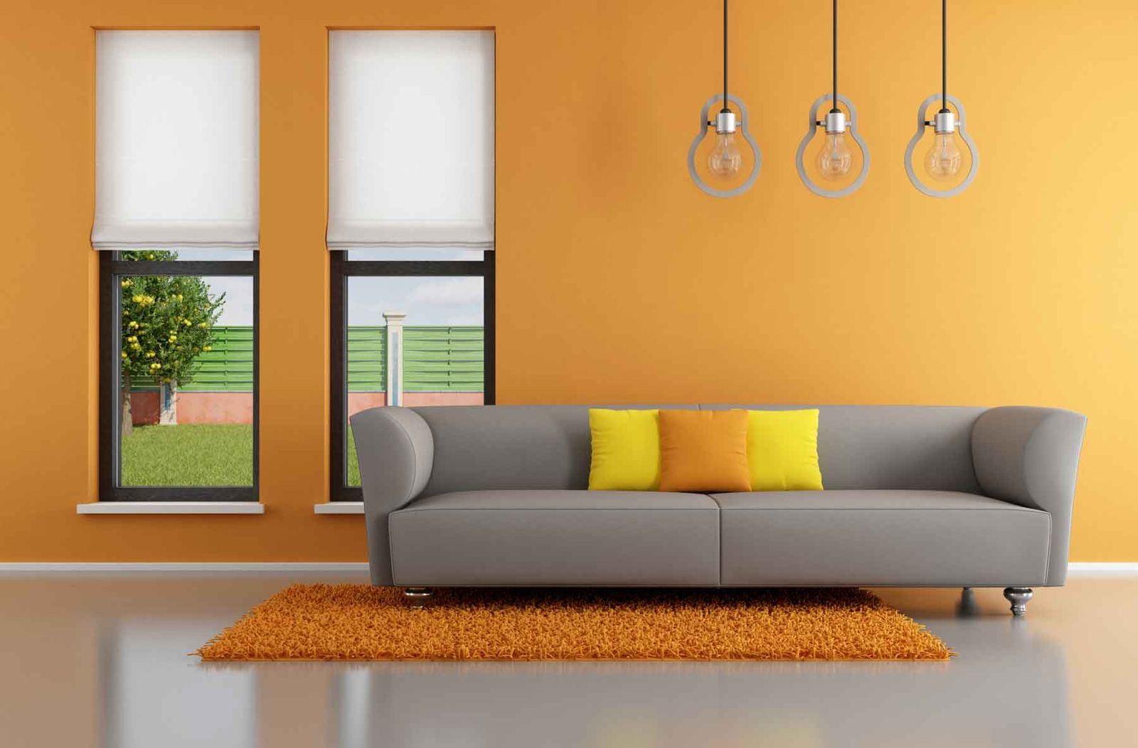 Sofá de color gris para el salón 1 Sofá de color gris para el salón 1