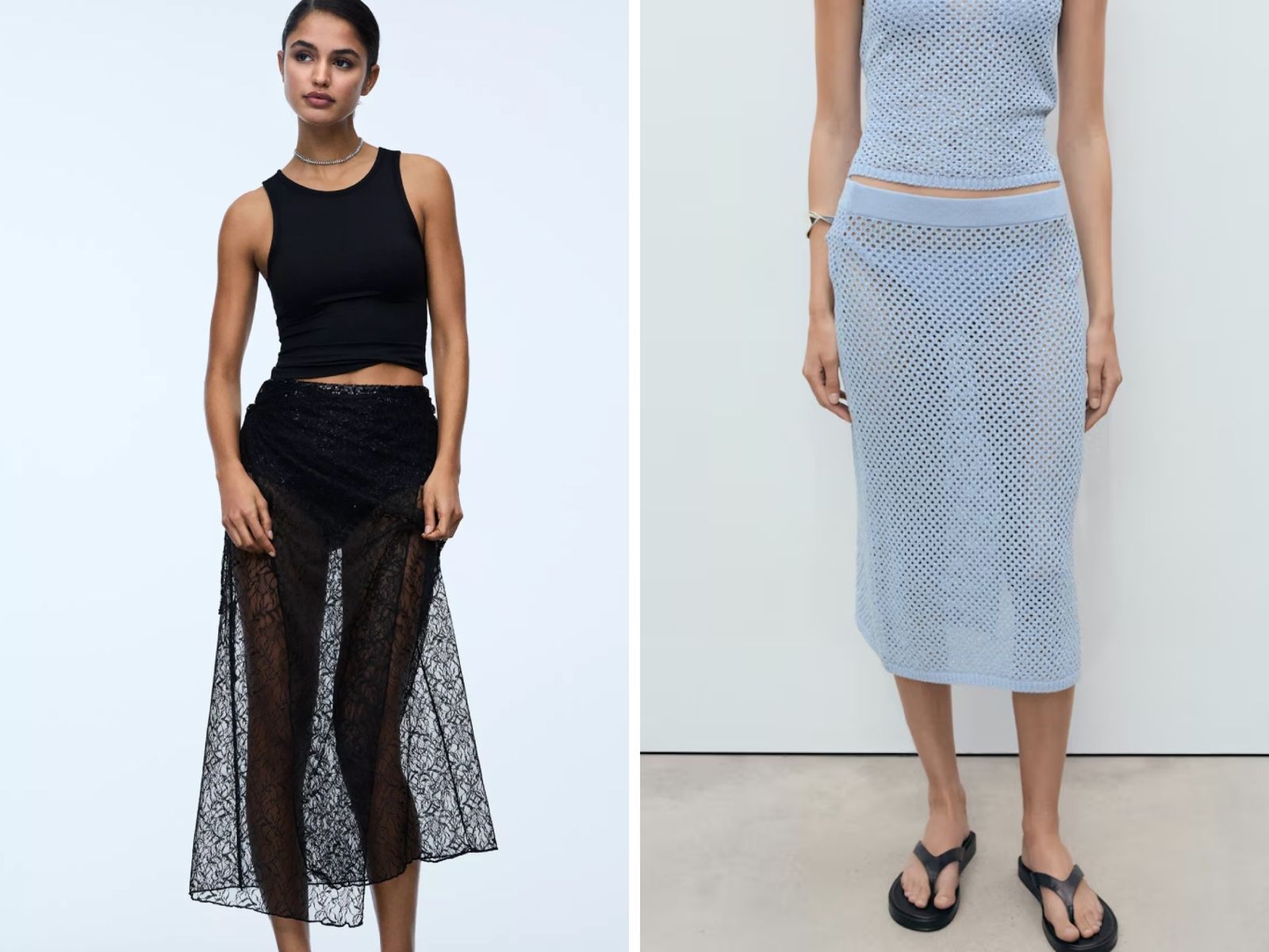 Las redes sociales ya están llenas de looks con esta tendencia / Fotos: Pull & Bear y Mango