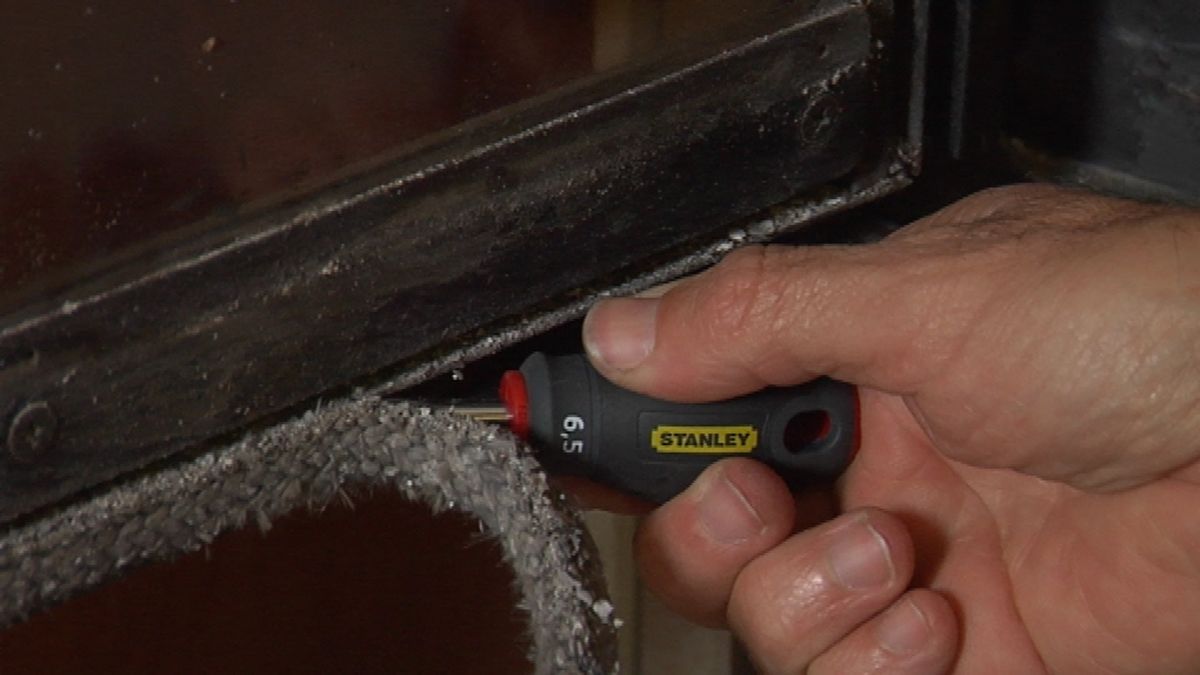 Sellado de puerta de chimenea paso1