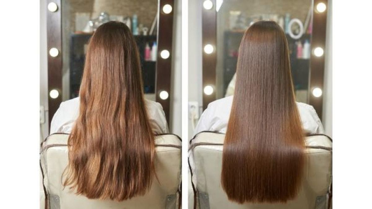 Alisado con plancha de pelo profesional