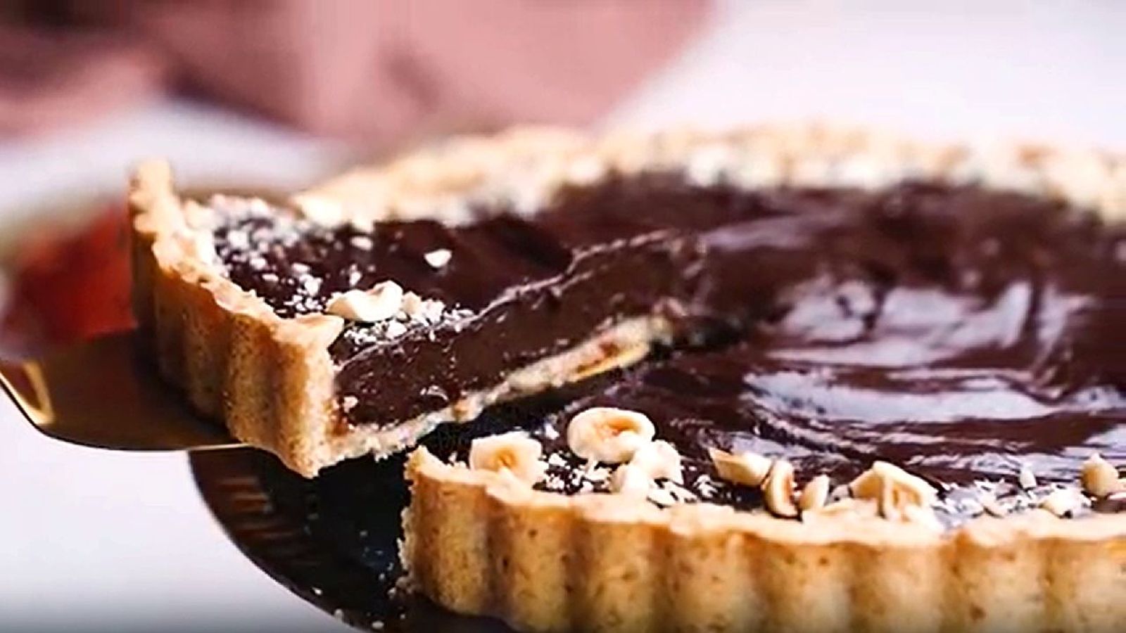 Receta de tarta de nutella