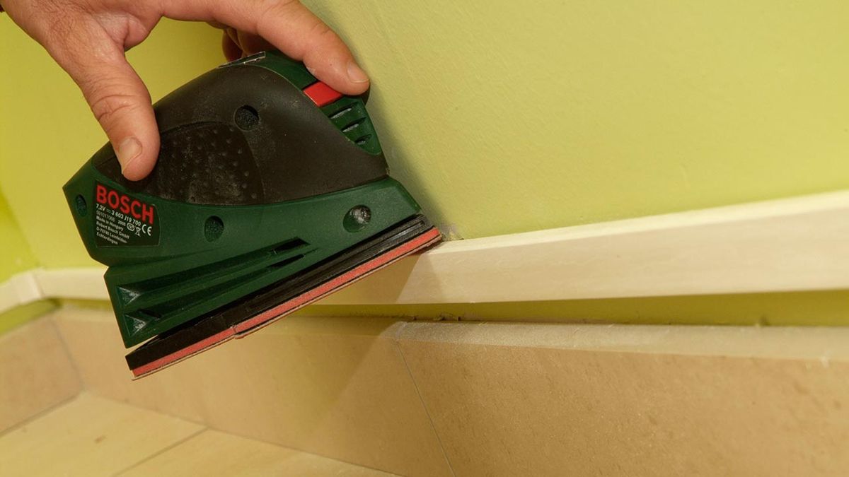 Integrar canaleta de plástico paso 1