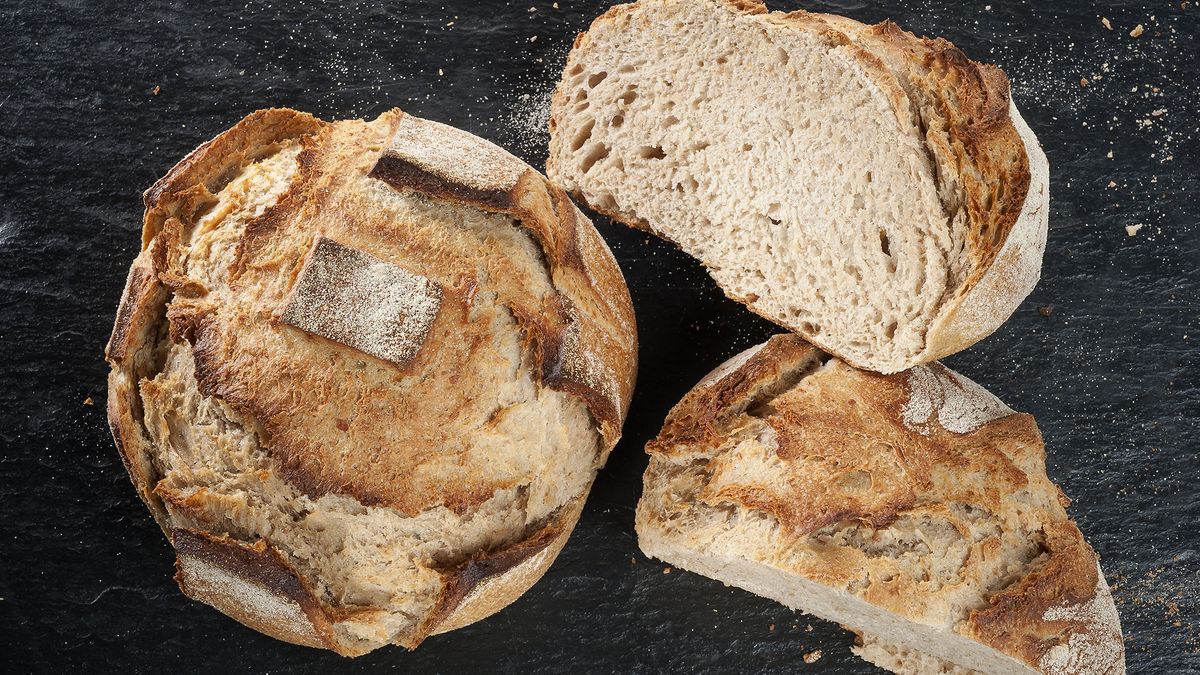 Pan de hogaza de trigo y centeno de Joseba Arguiñano