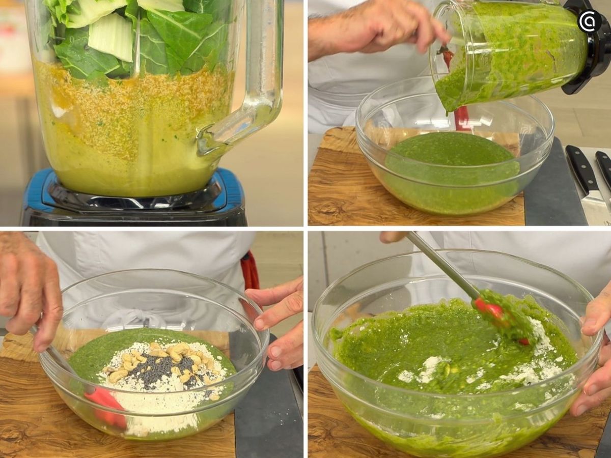 Mezcla los ingredientes para la masa del bizcocho