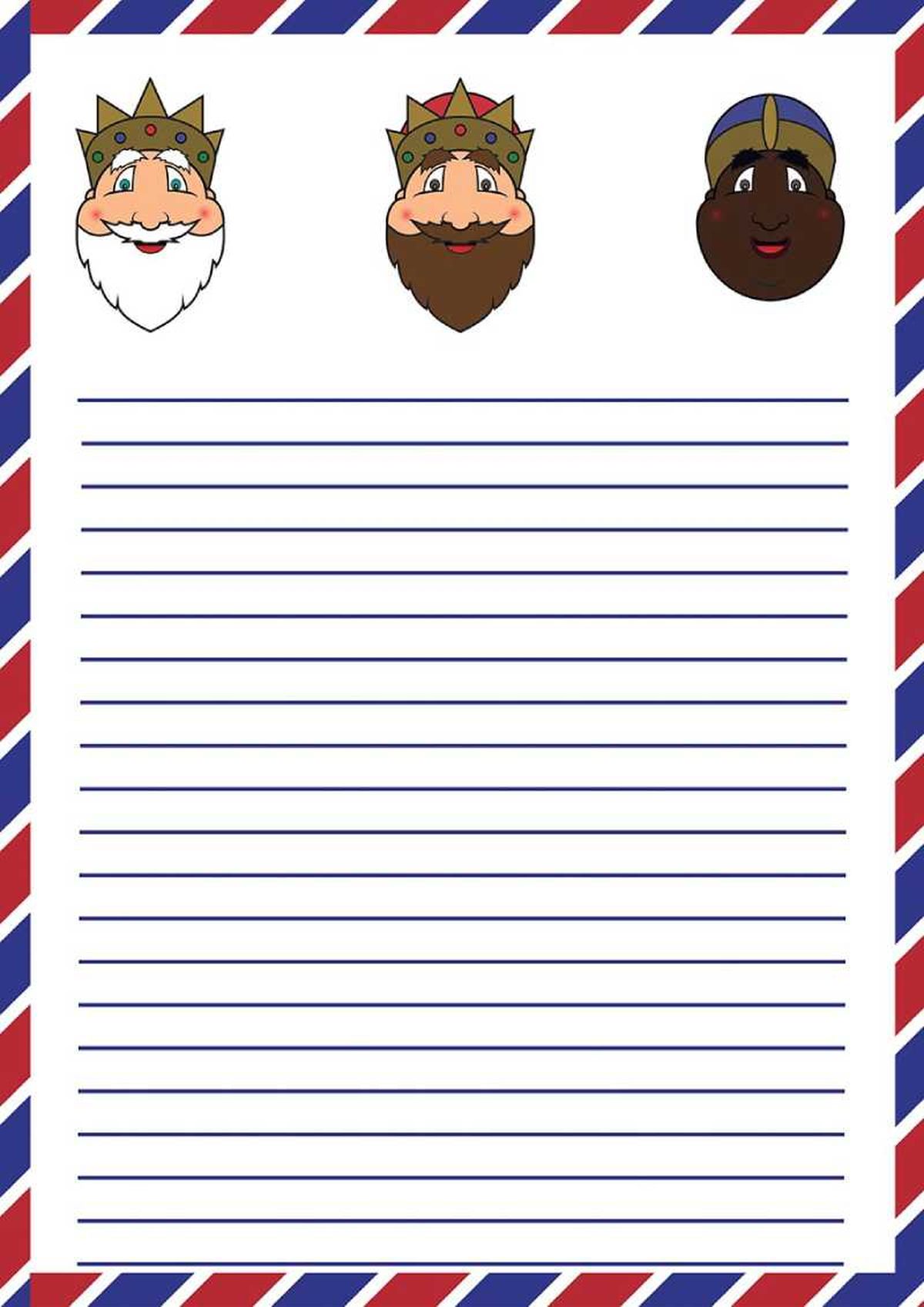 Carta a los Reyes Magos (modelo 3).