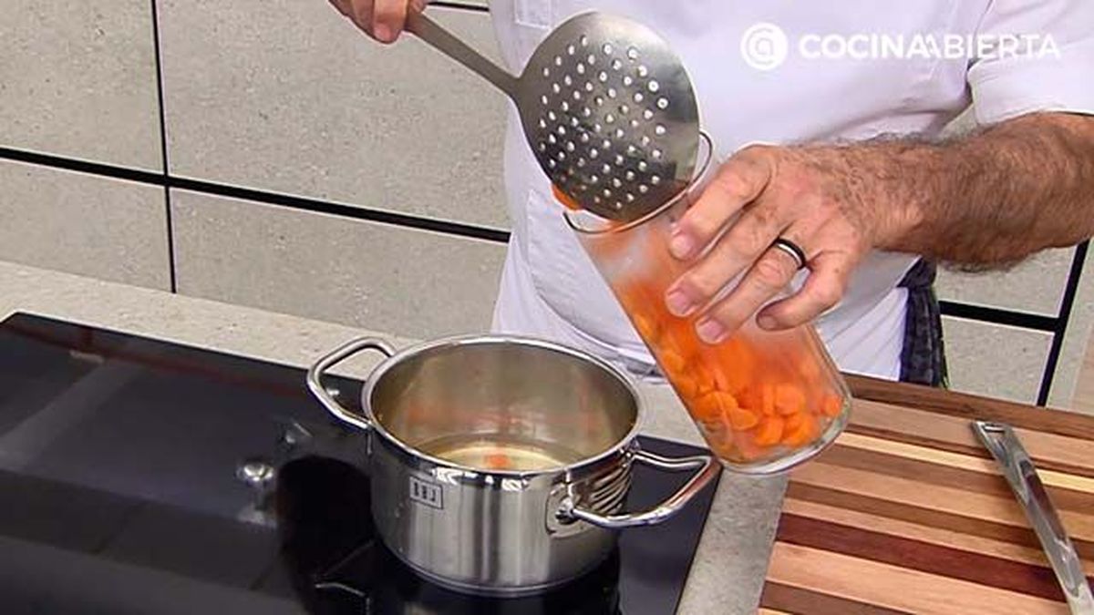 receta crema zanahoria karlos arguiñano paso 1