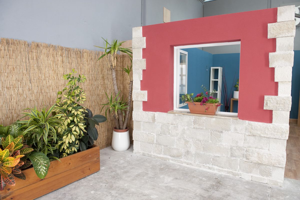 Solución decorativa para fachada