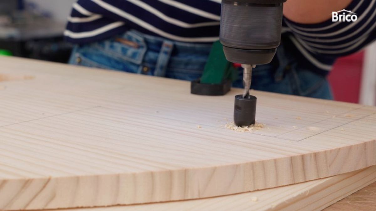 Agujerear los puntos de unión