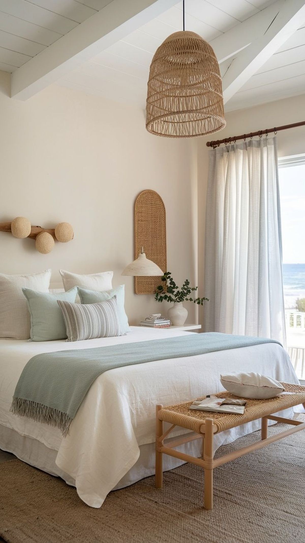 El ratán también será tu gran aliado para conseguir una decoración ibicenca