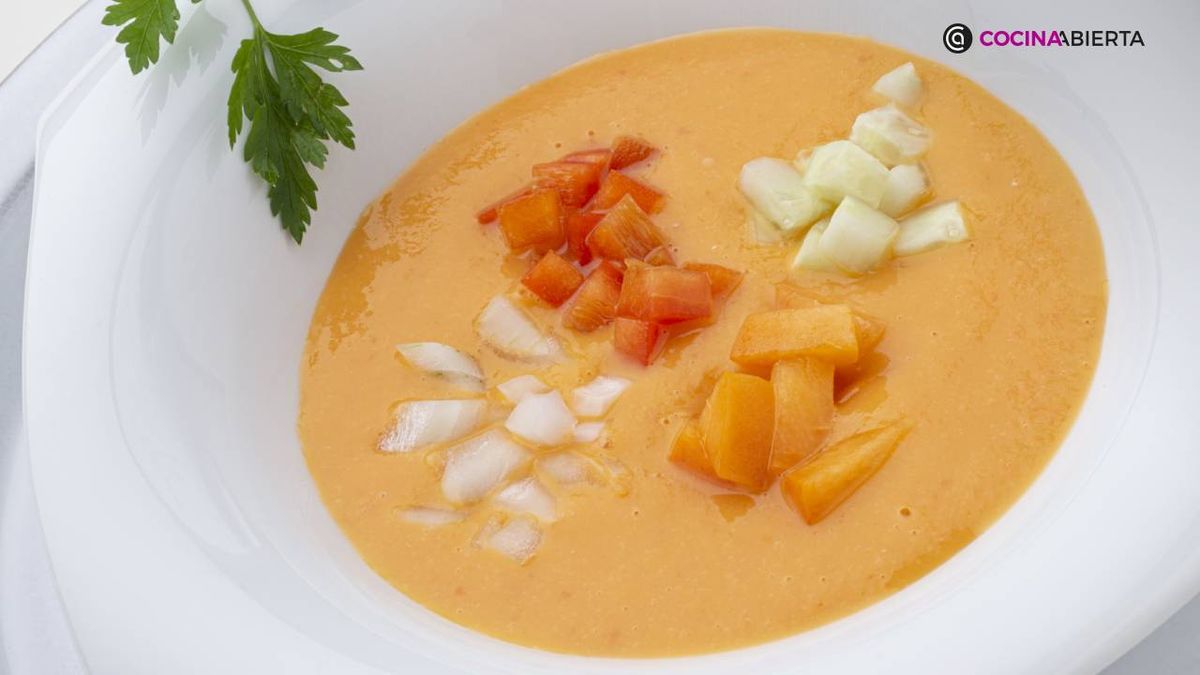 Gazpacho de albaricoques 