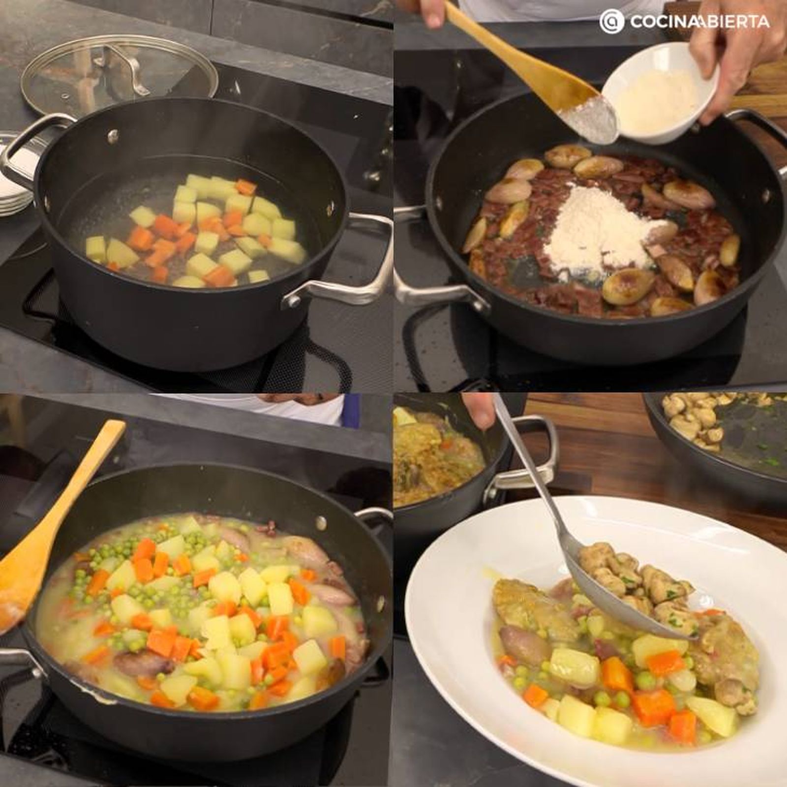 Receta paso a paso de menestra de primavera con zizas Receta paso a paso de menestra de primavera con zizas