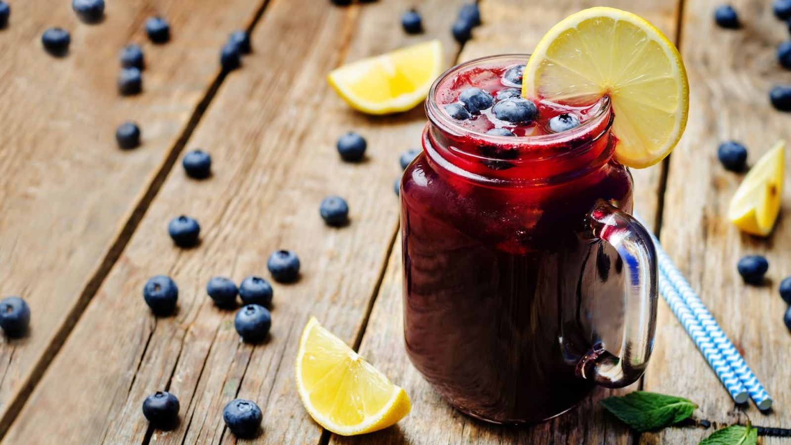 Limonada de arándanos