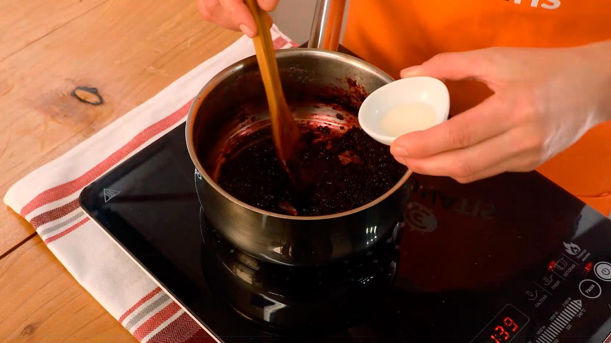 Mermelada de moras sin azúcar   paso 3