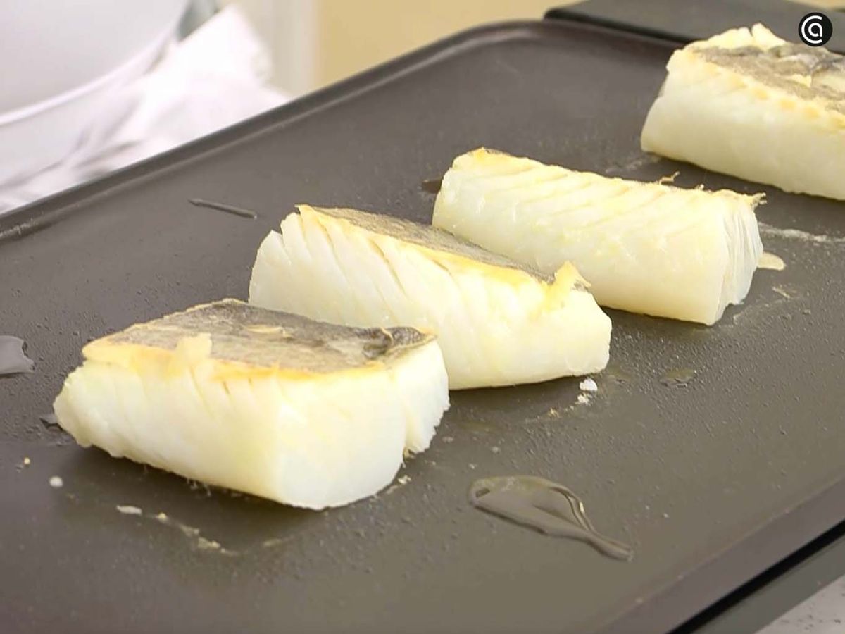 Cocina los lomos de bacalao a la plancha