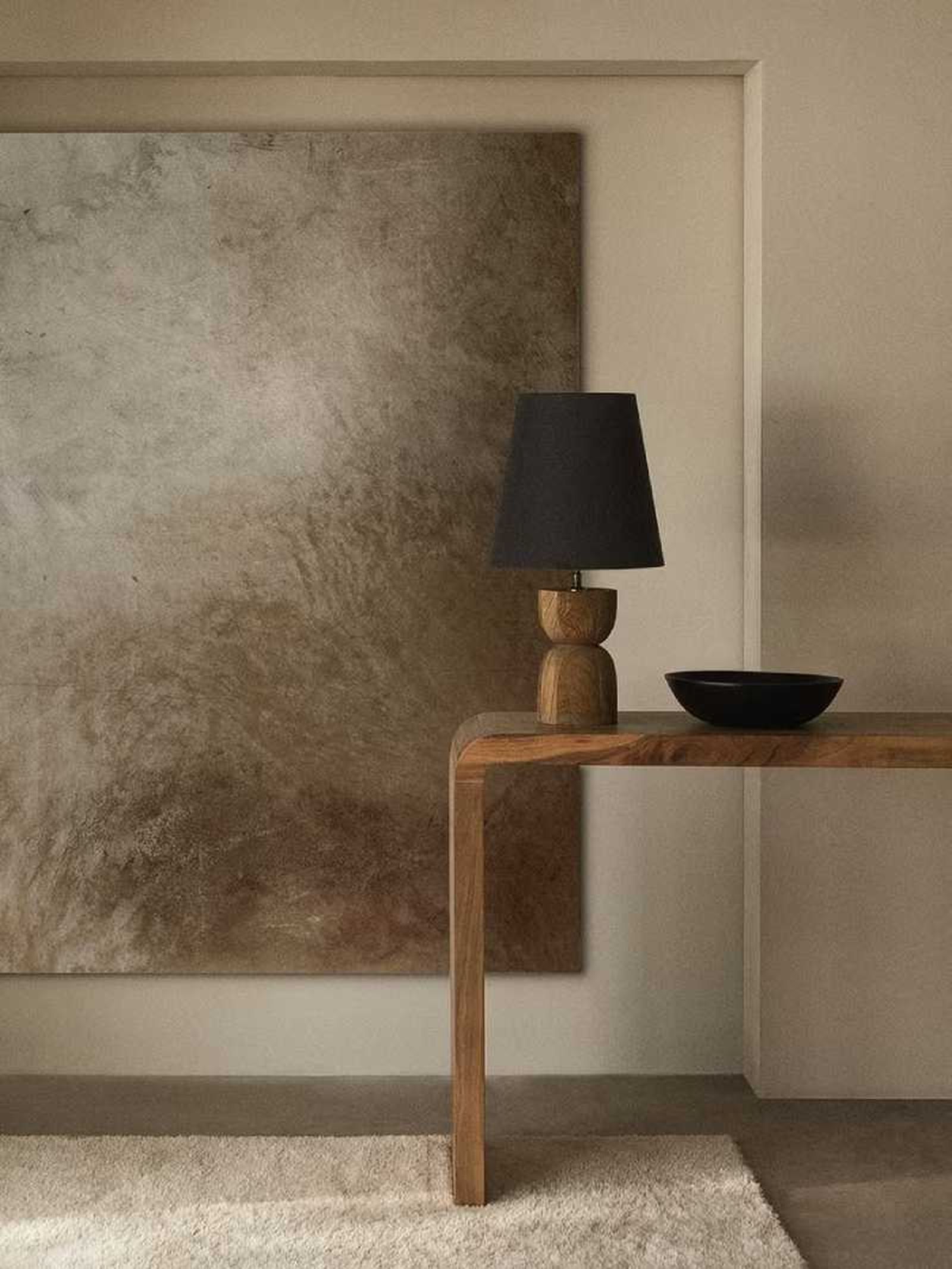 Consola de recibidor en madera de Acacia Vacry. Consola de recibidor en madera de Acacia Vacry.