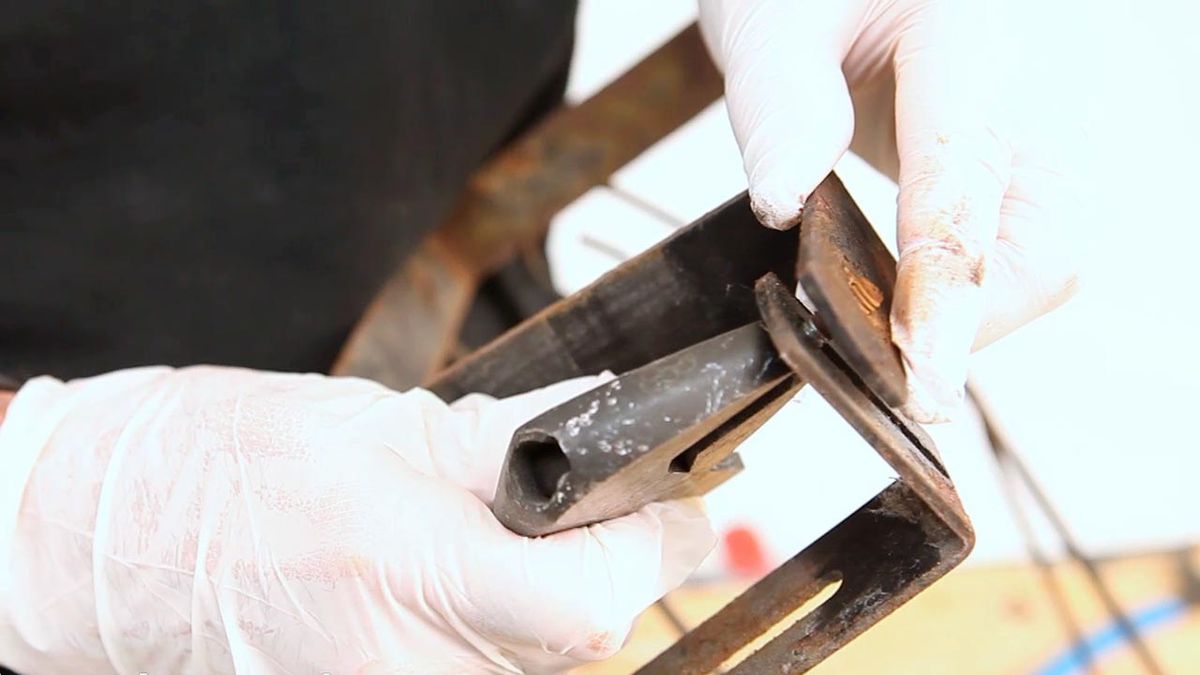 Como renovar el soporte para la jardinera paso 1