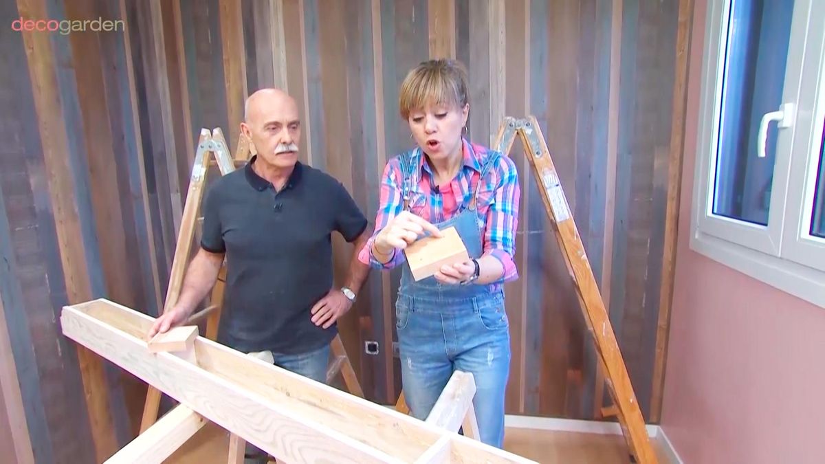 DEKO685 colocar viga hueca madera techo paso1