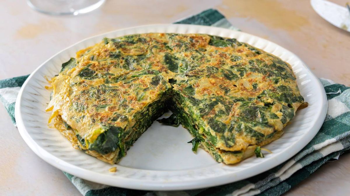 Tortilla de espinacas
