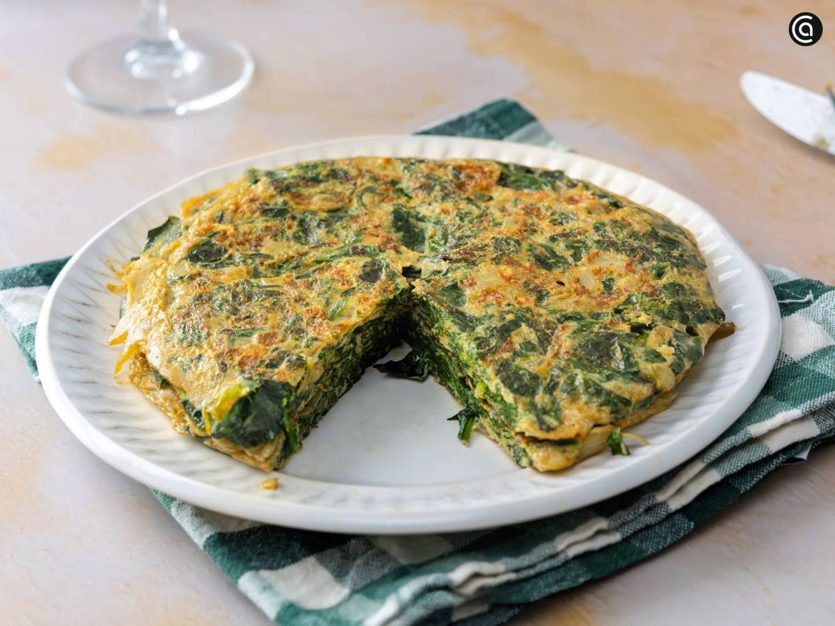 Tortilla de espinacas