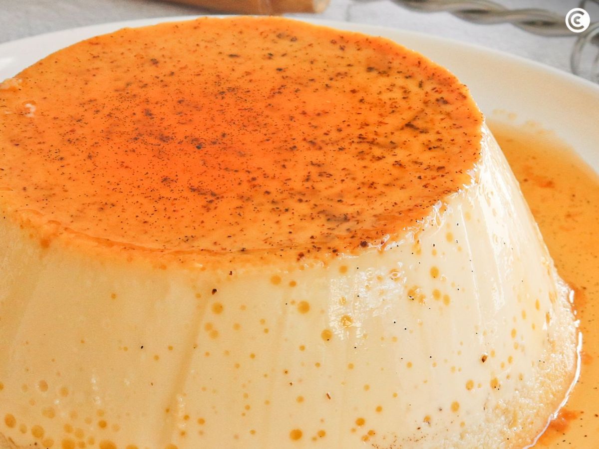 Flan de almendra