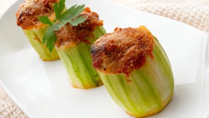 Calabacines rellenos de carne, receta de Karlos Arguiñano