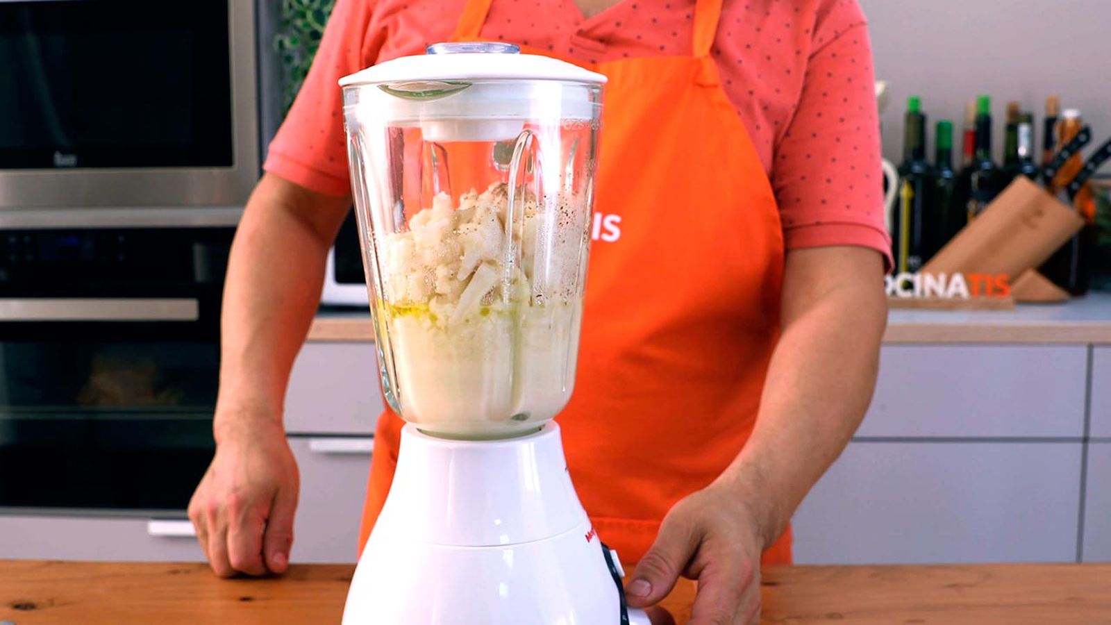 Receta de bechamel vegana de coliflor paso 4 Receta de bechamel vegana de coliflor paso 4
